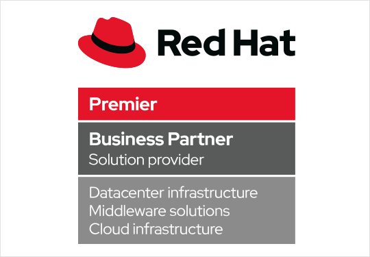 OpenShift Consulting in München vom Red Hat Premier Partner ConSol Logo Red Hat Premier Business Partner