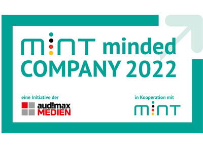 Arbeitgeber-Siegel: MINT-minded Company 2021 Arbeitgeber-Siegel: MINT-minded Company 2021